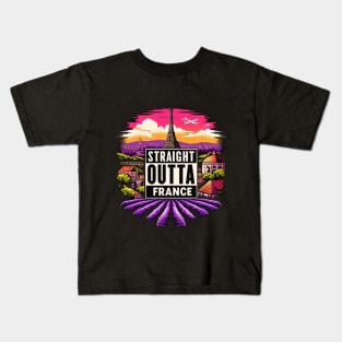 Straight Outta France Kids T-Shirt